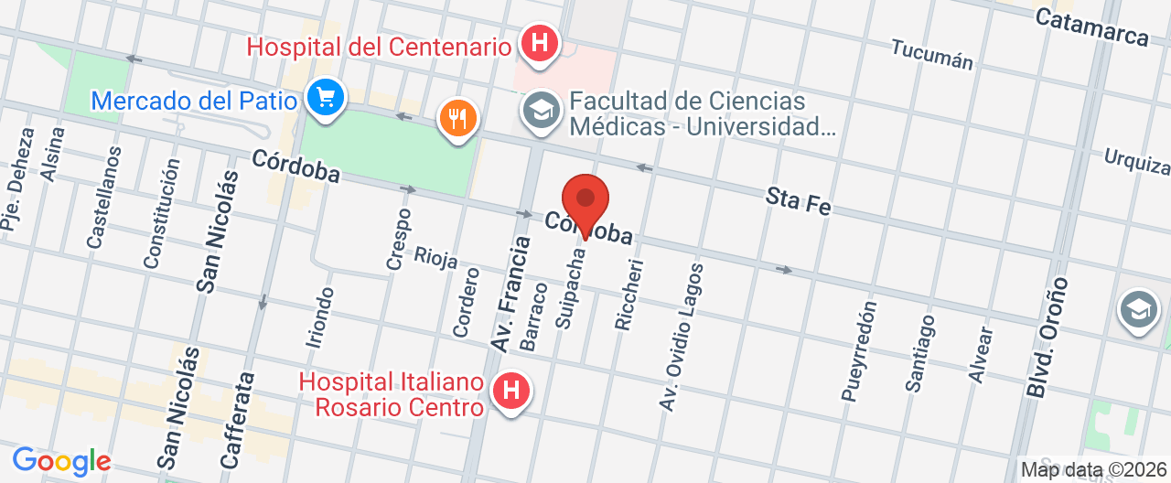 Mapa de la ubicación