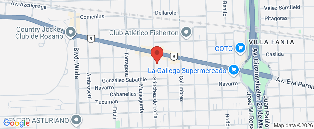 Mapa de la ubicación