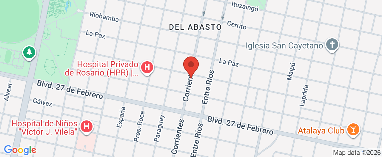 Mapa de la ubicación