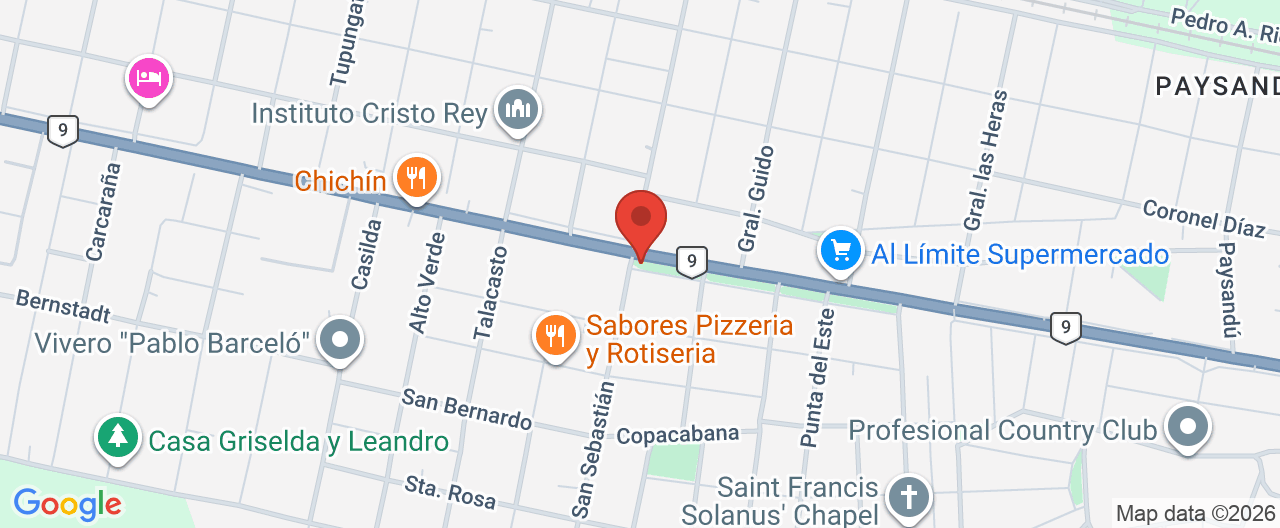 Mapa de la ubicación