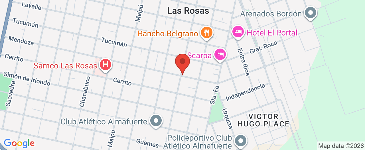 Mapa de la ubicación