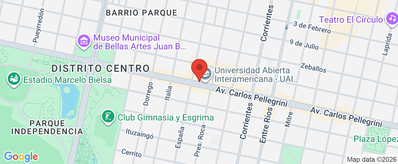 Mapa de la ubicación