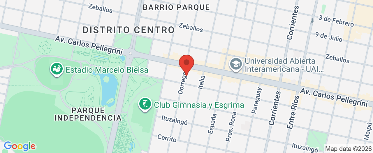 Mapa de la ubicación