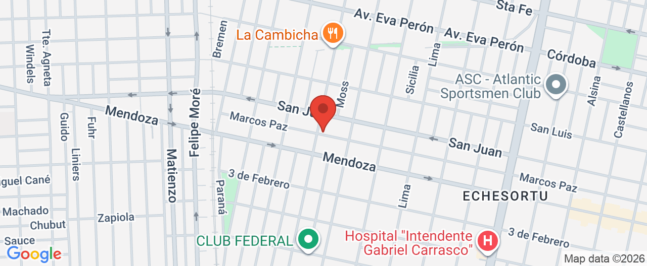 Mapa de la ubicación