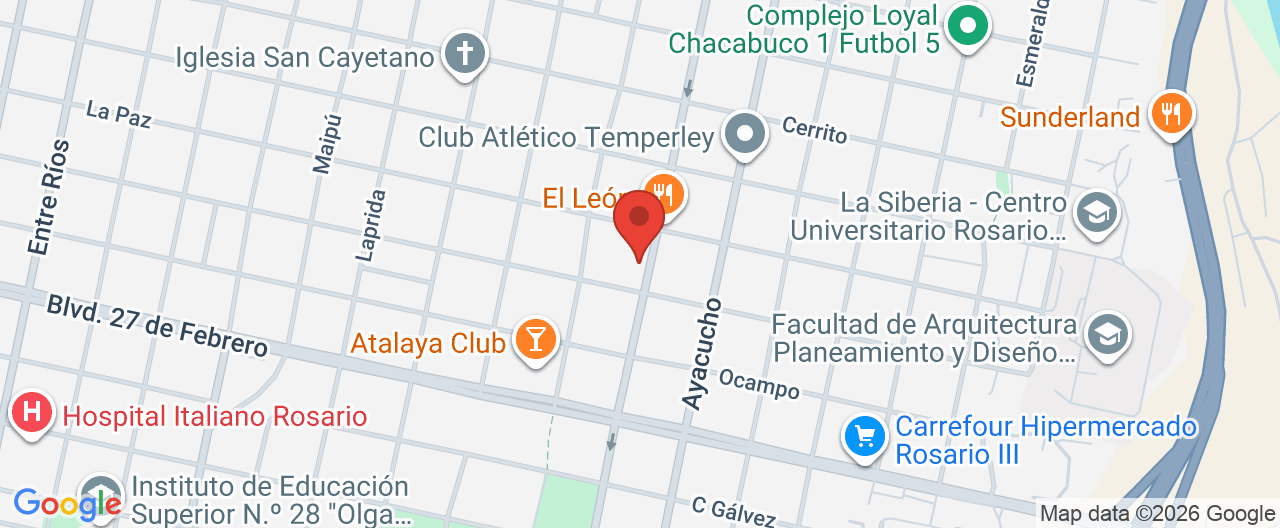 Mapa de la ubicación