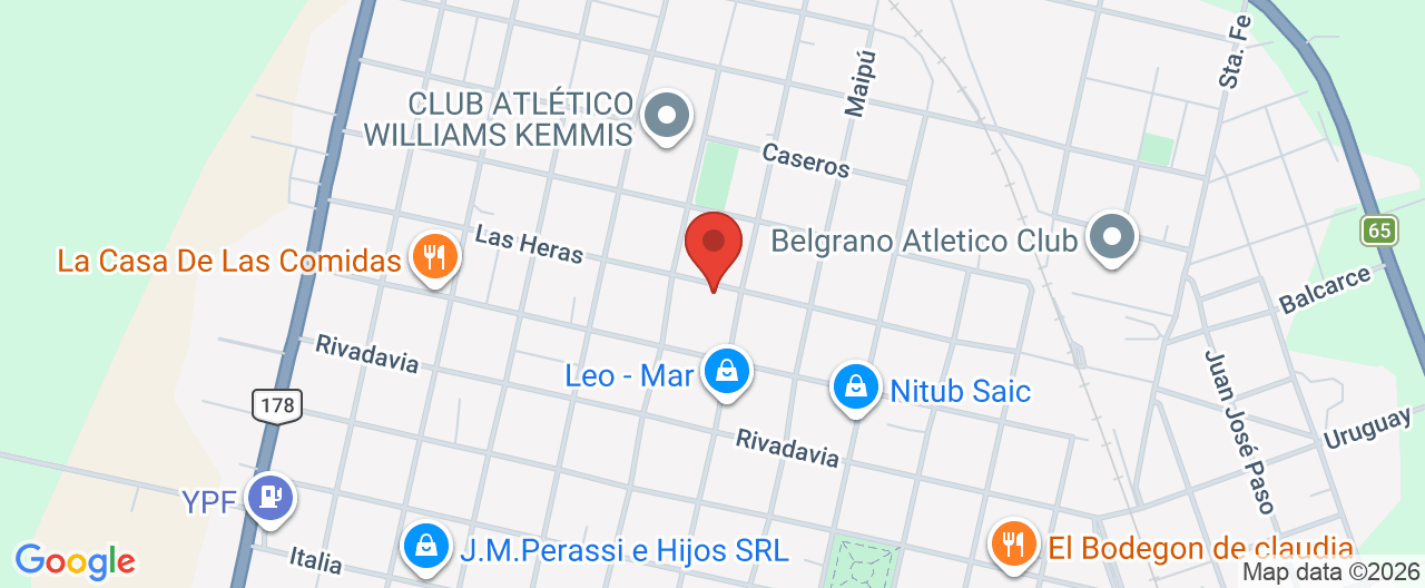 Mapa de la ubicación