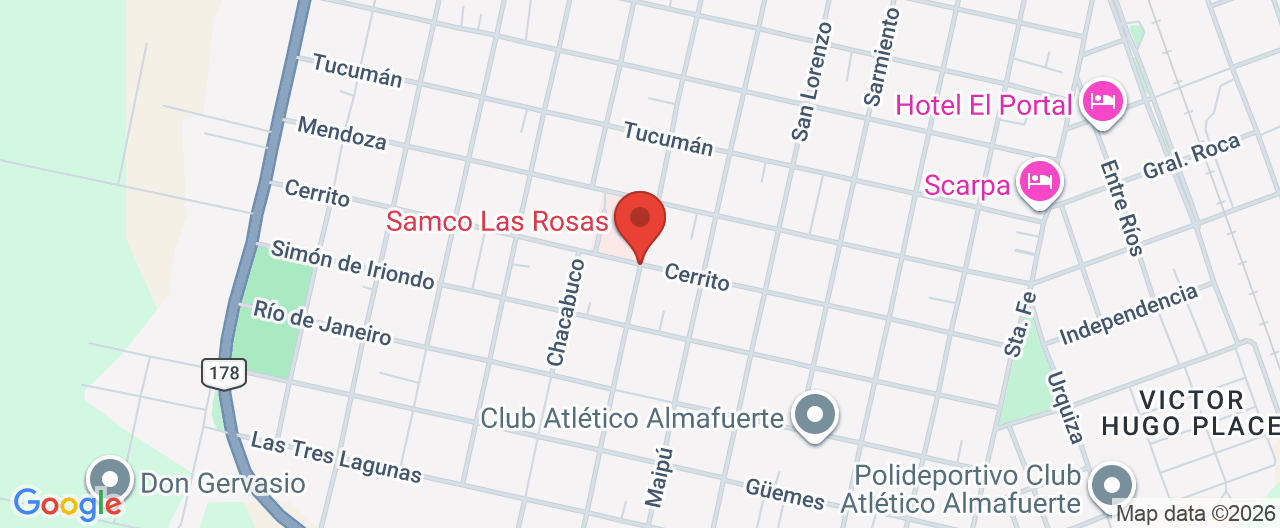 Mapa de la ubicación