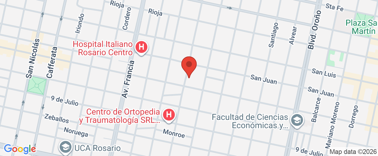 Mapa de la ubicación