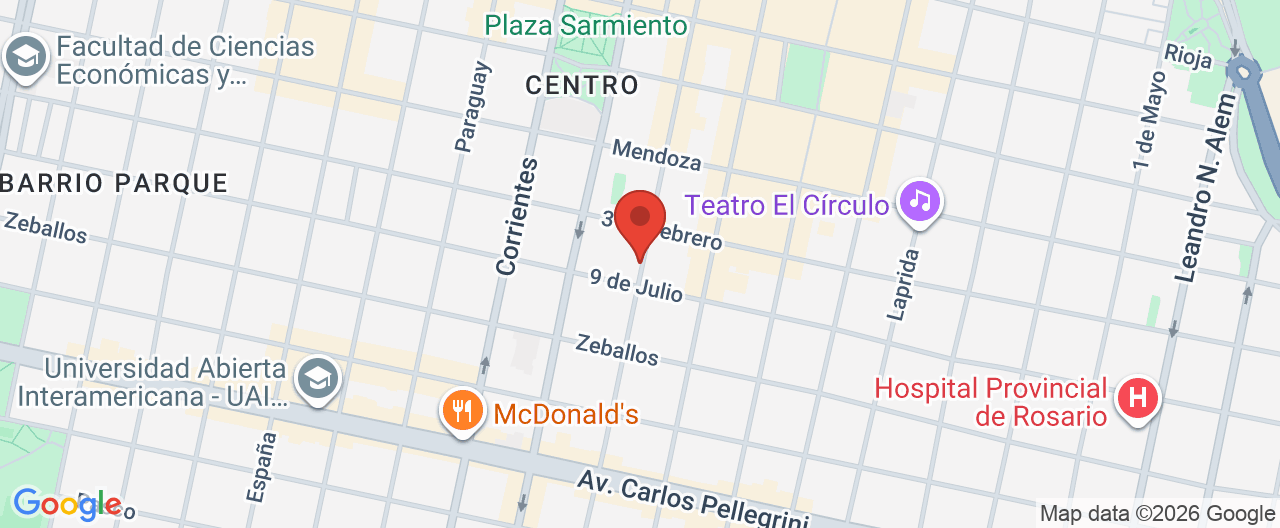 Mapa de la ubicación
