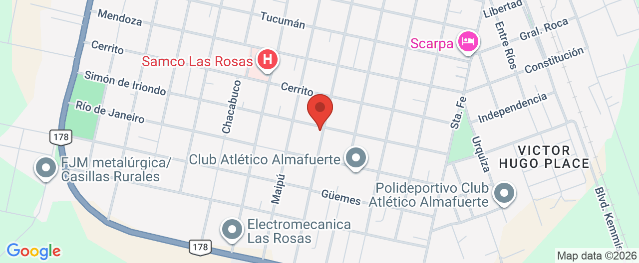 Mapa de la ubicación