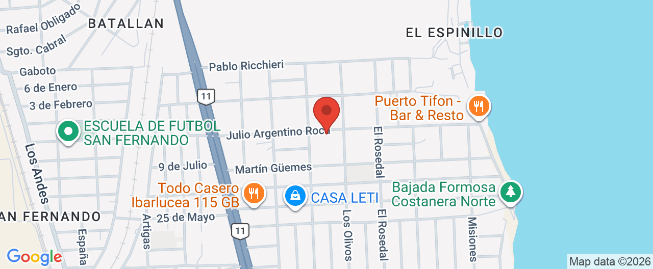 Mapa de la ubicación