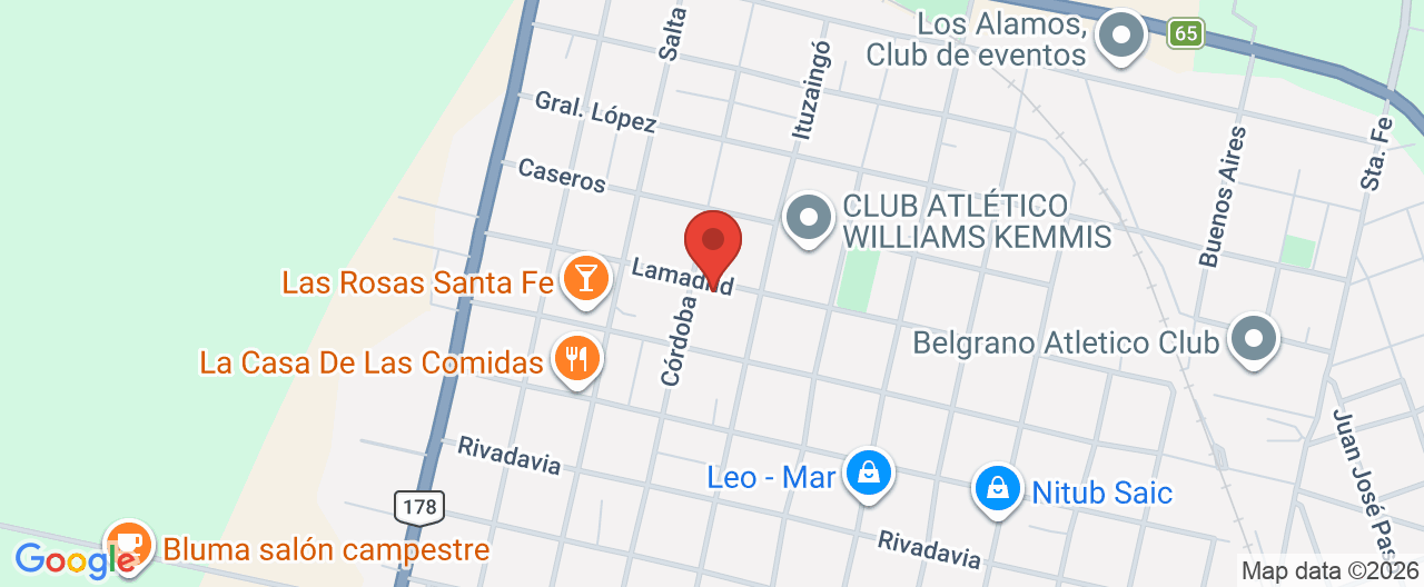 Mapa de la ubicación