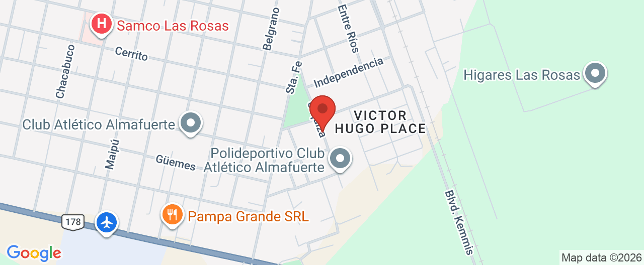 Mapa de la ubicación
