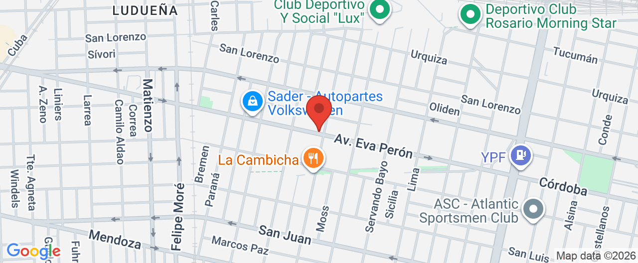 Mapa de la ubicación