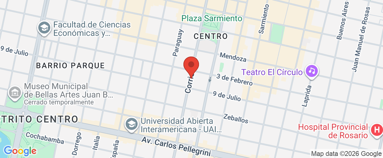 Mapa de la ubicación