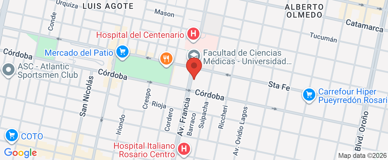 Mapa de la ubicación