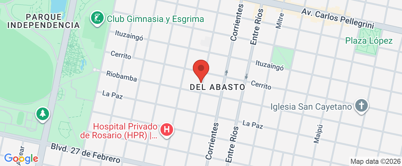 Mapa de la ubicación