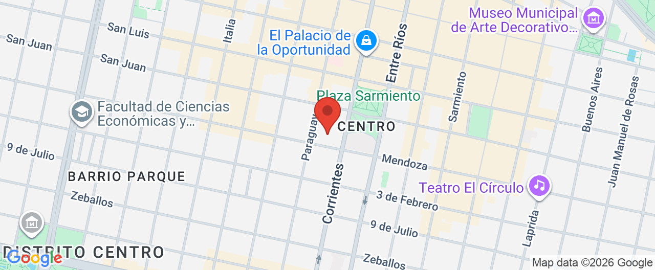 Mapa de la ubicación