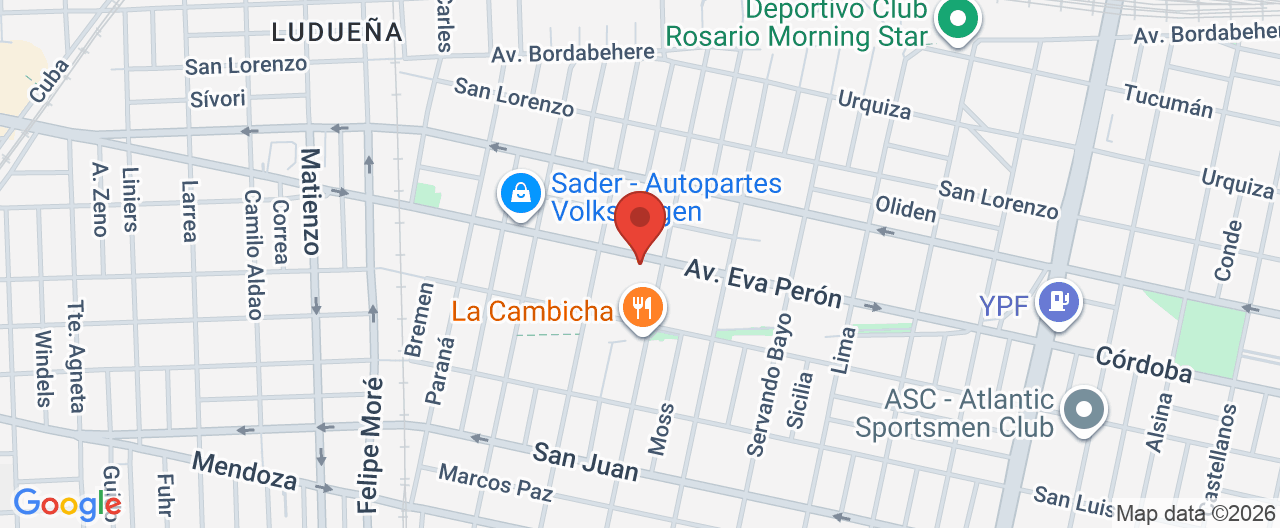 Mapa de la ubicación