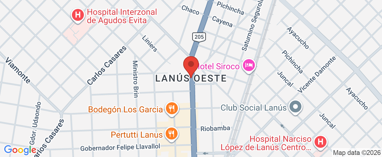 Mapa de la ubicación