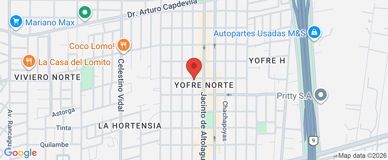 Mapa de la ubicación