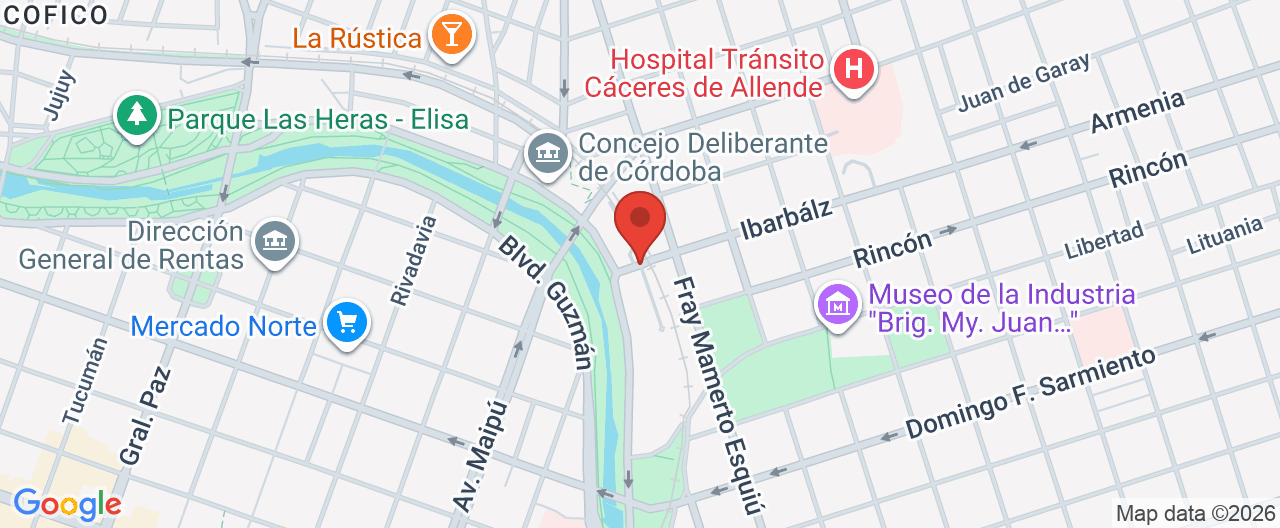 Mapa de la ubicación