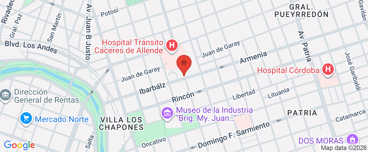 Mapa de la ubicación