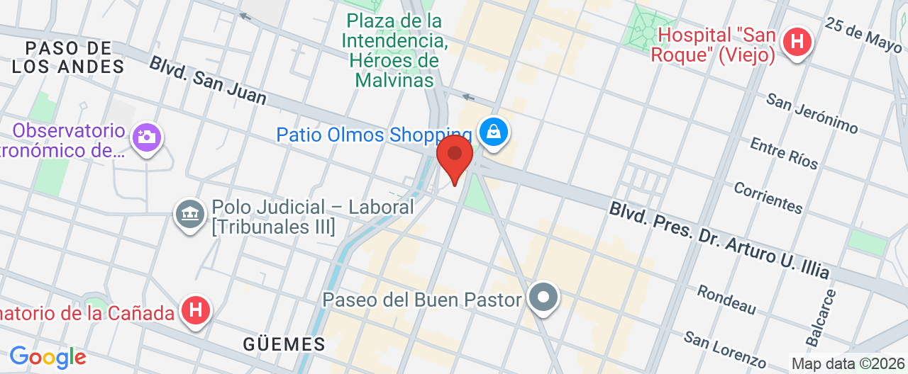 Mapa de la ubicación