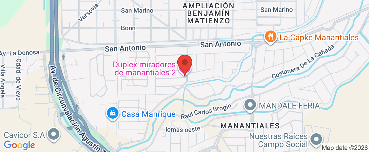 Mapa de la ubicación