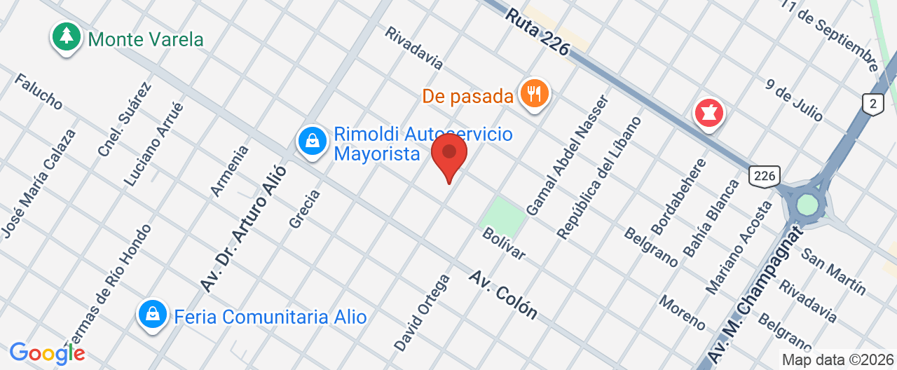 Mapa de la ubicación