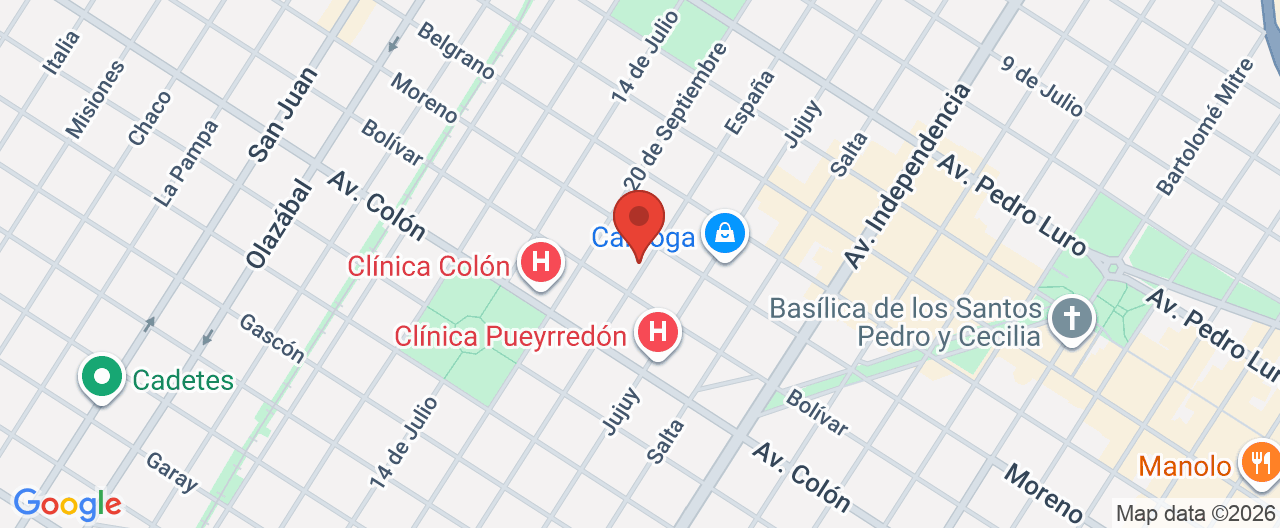 Mapa de la ubicación