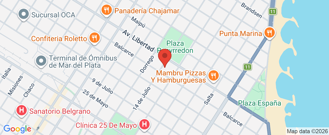 Mapa de la ubicación