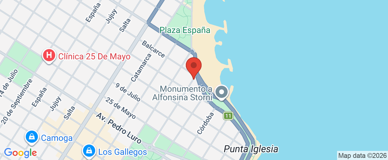 Mapa de la ubicación