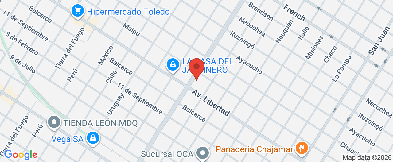 Mapa de la ubicación