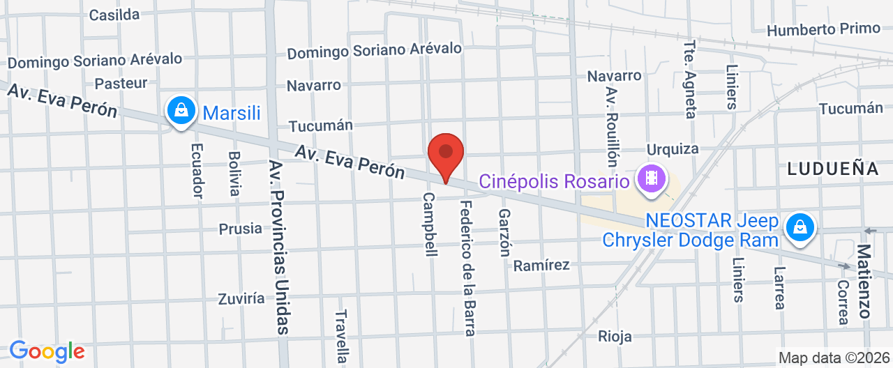 Mapa de la ubicación