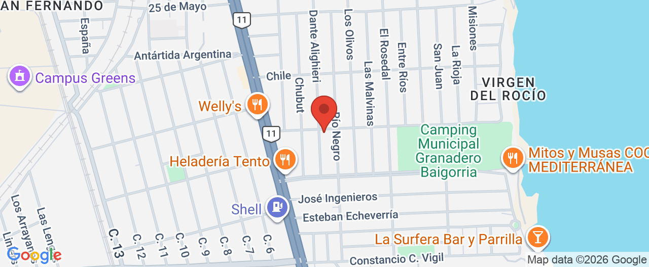 Mapa de la ubicación