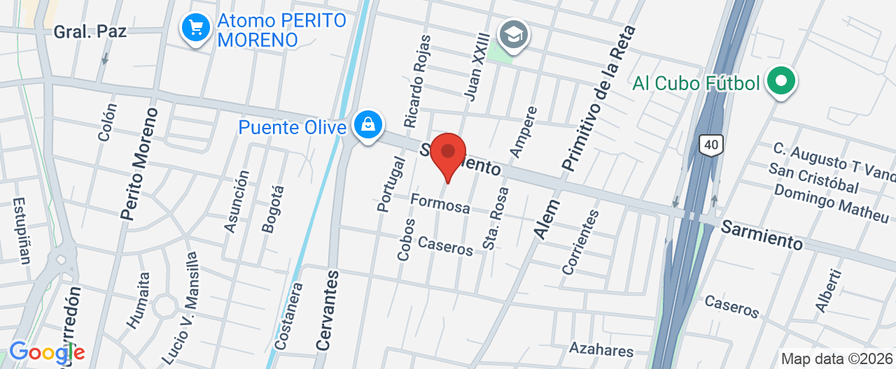 Mapa de la ubicación