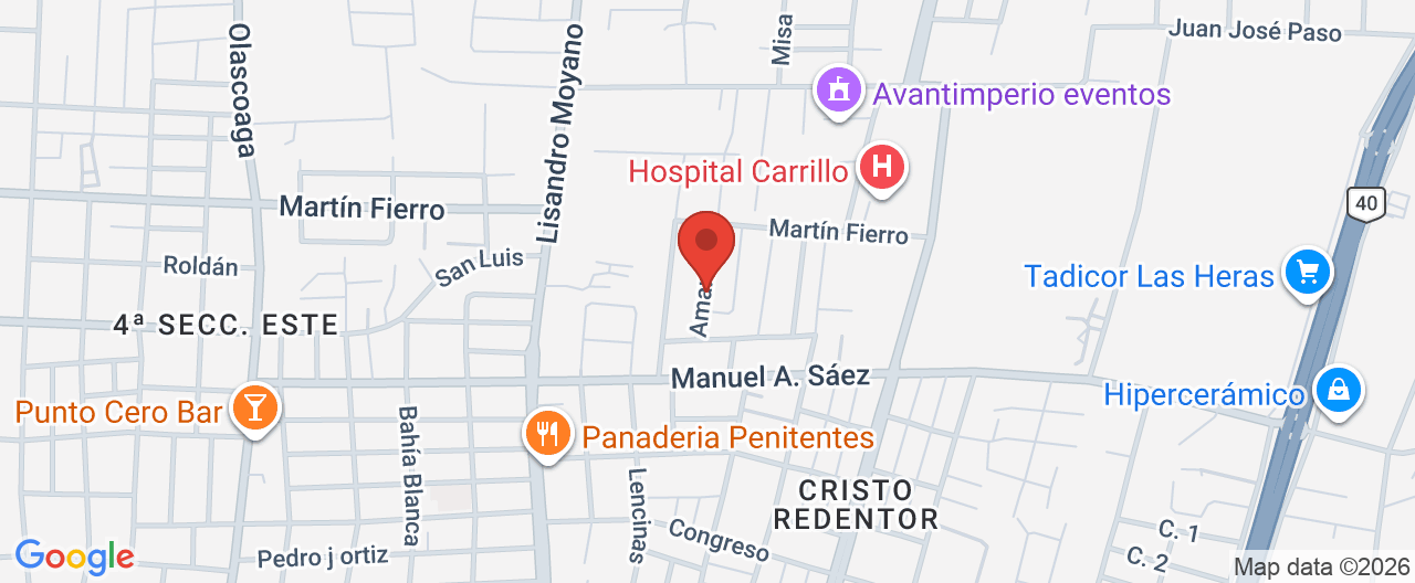 Mapa de la ubicación