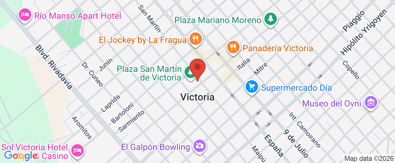 Mapa de la ubicación
