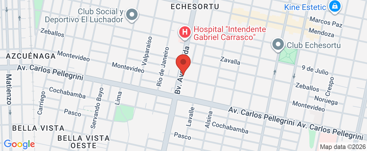 Mapa de la ubicación
