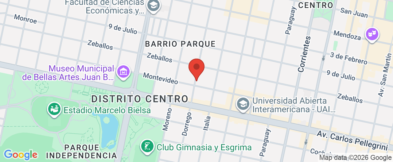 Mapa de la ubicación