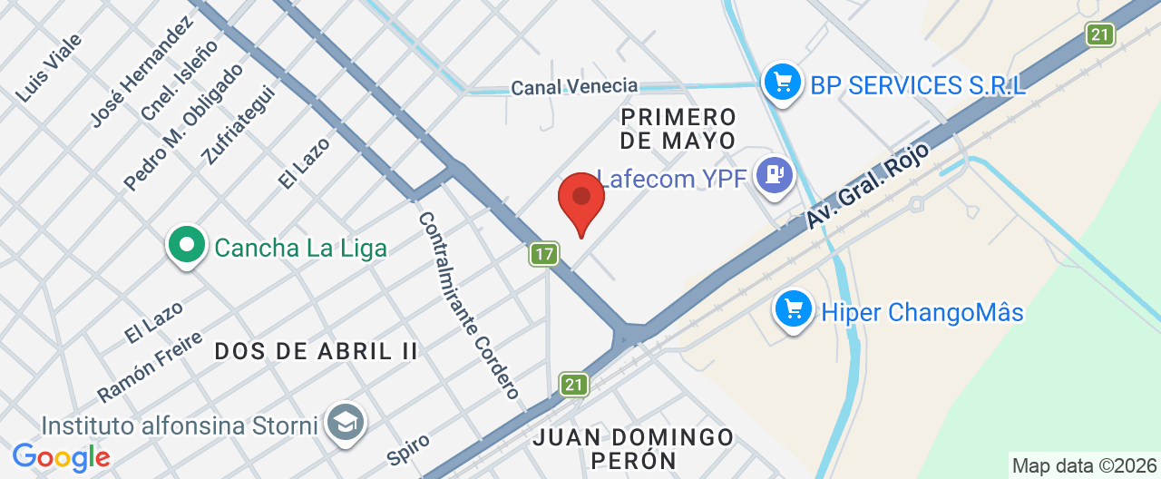 Mapa de la ubicación