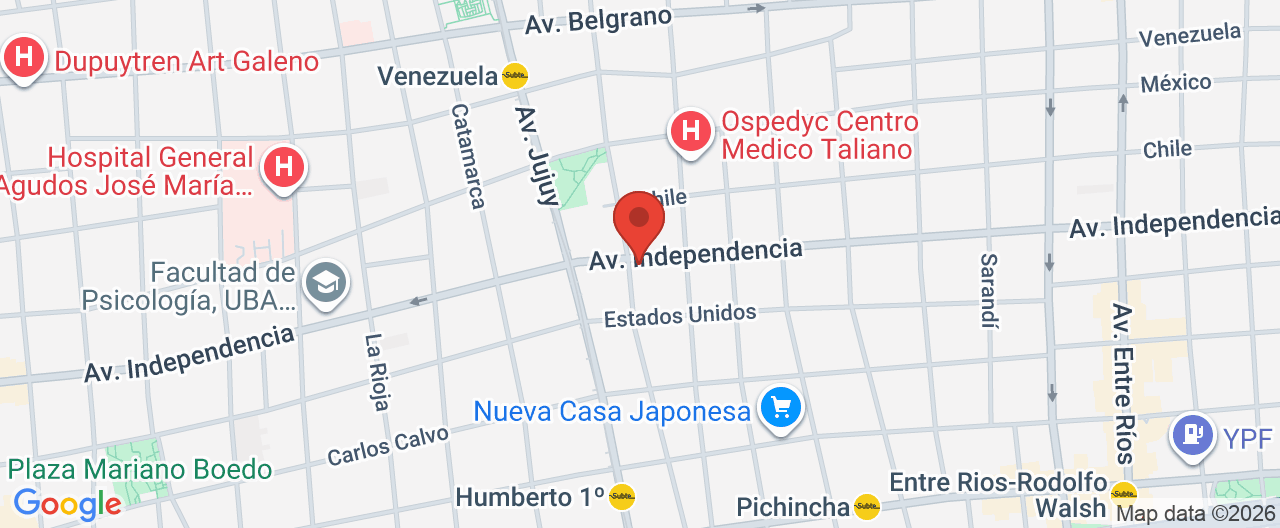 Mapa de la ubicación