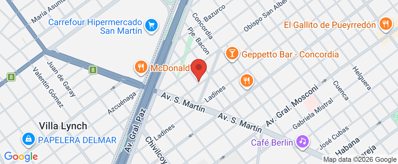 Mapa de la ubicación