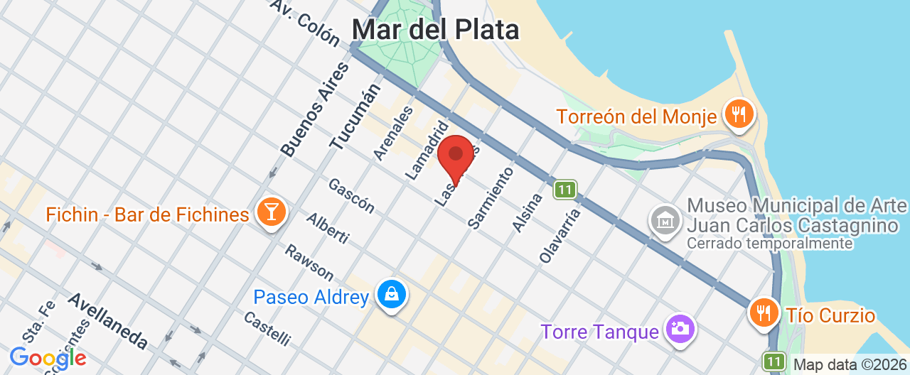 Mapa de la ubicación