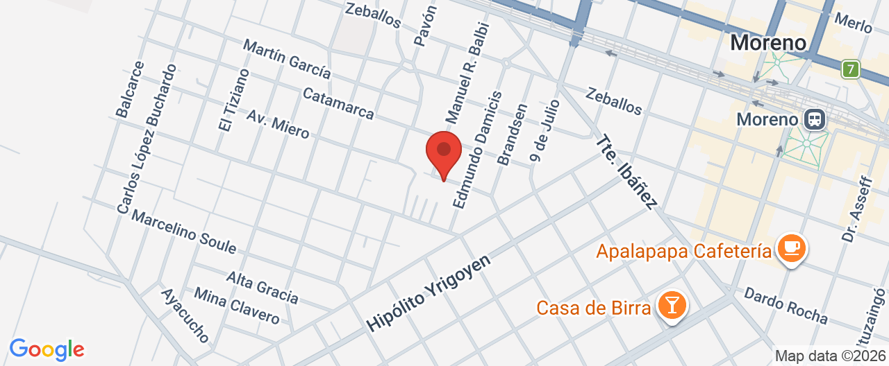 Mapa de la ubicación