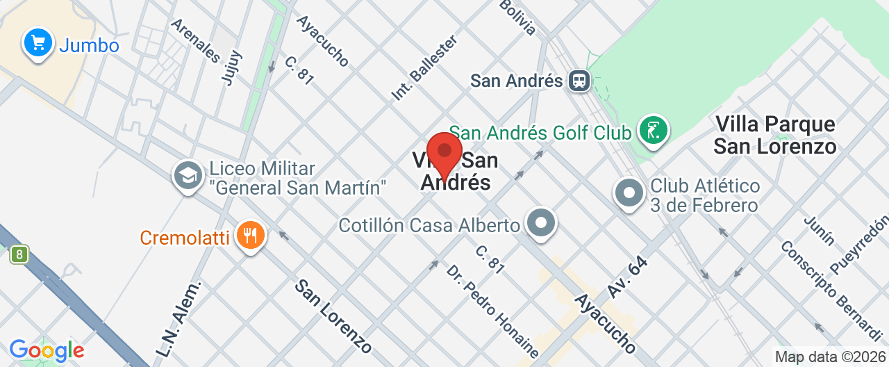 Mapa de la ubicación