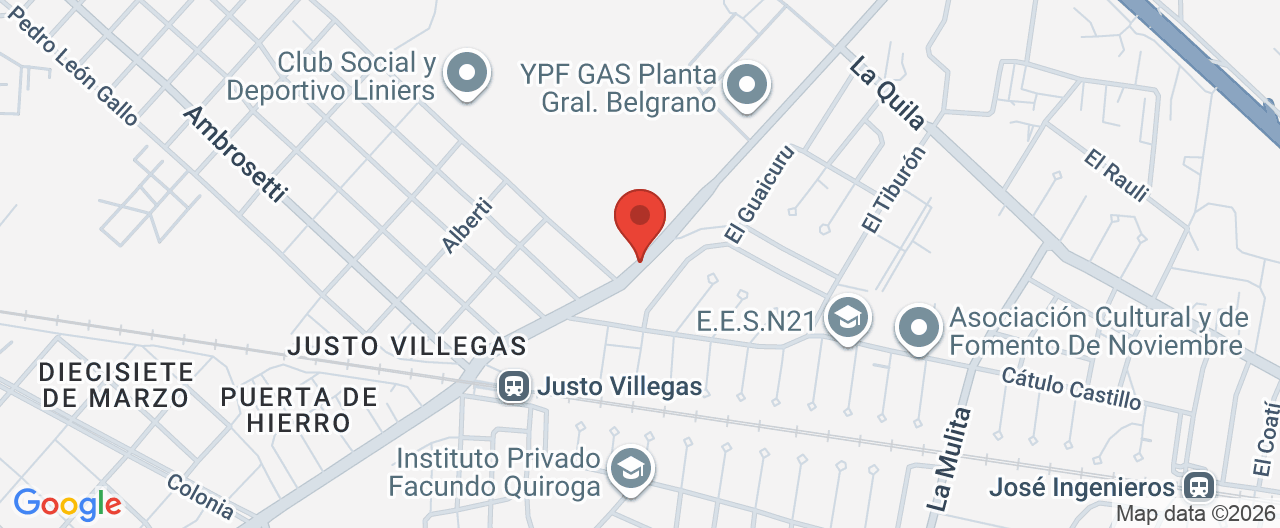 Mapa de la ubicación
