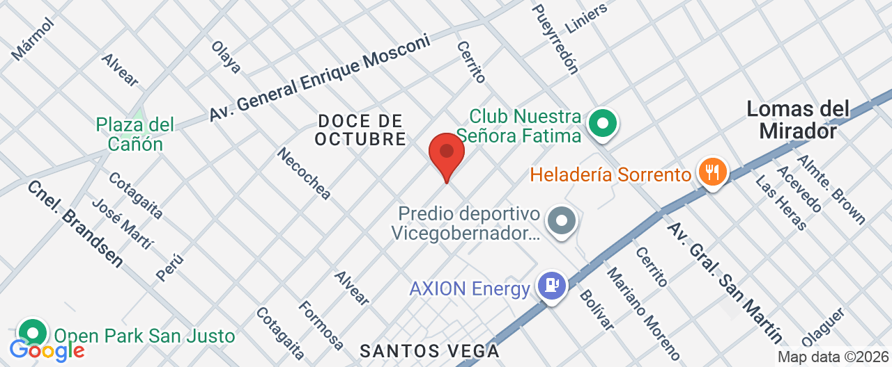 Mapa de la ubicación