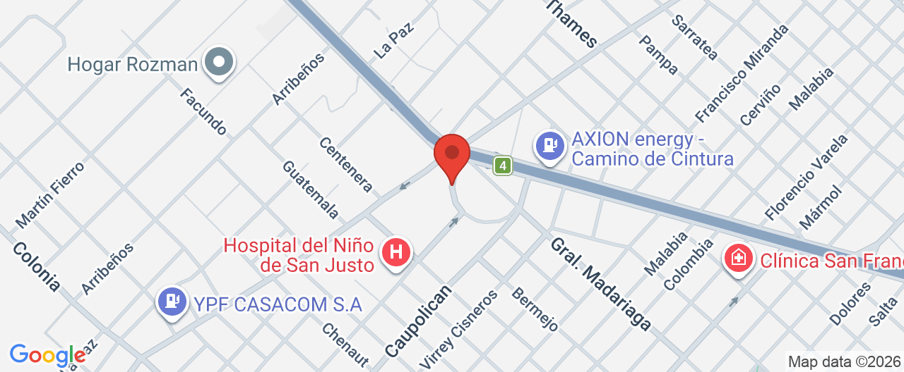 Mapa de la ubicación